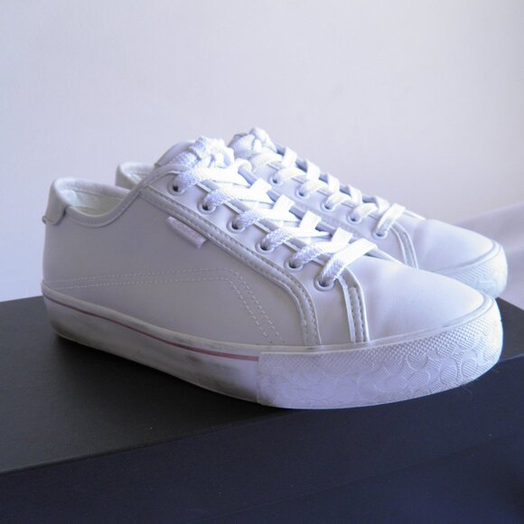 COACH Women’s Citysole Leather Platform Sneakers Size 8.5 (They Run Big) - Picture 2 of 7